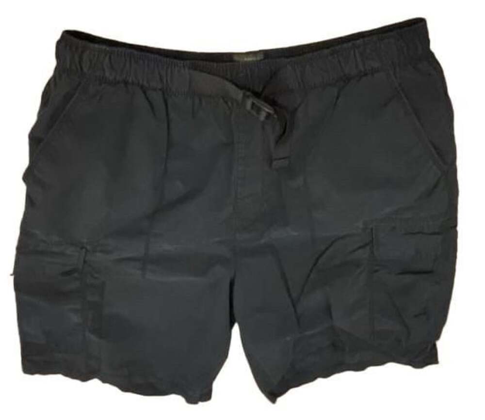Timberland Cargo Shorts Size L Black Hiking Utility